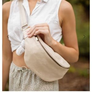 Azaria Amie Fanny Pack in Bone